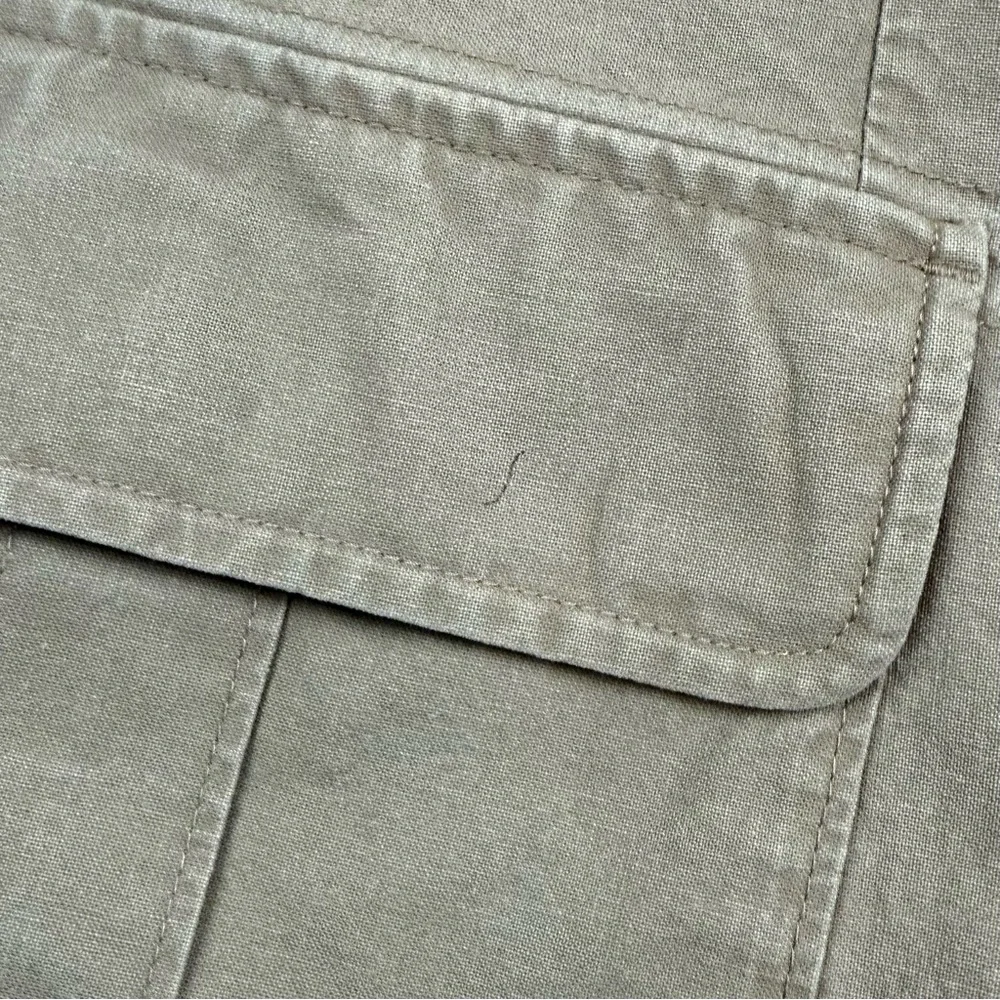 LL Bean Mens Safari Field Blazer Coat 46 Tall Khaki/Tan Utility 100% Cotton